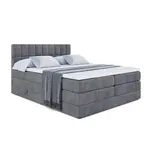 ALTDECOR POSTEL boxspring MIAMI KING – 200 x 200 – H3/H4 – tmavě šedá