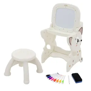Joyz HRACÍ STOLEK bílý s LCD tabulí Dětská stolička a příslušenství
