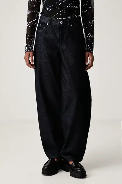 Karl Lagerfeld Jeans  džíny barrel dámské