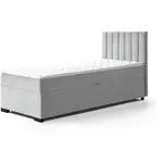 Beautysofa ČALOUNĚNÁ postel Eric 104/207/105, šedá