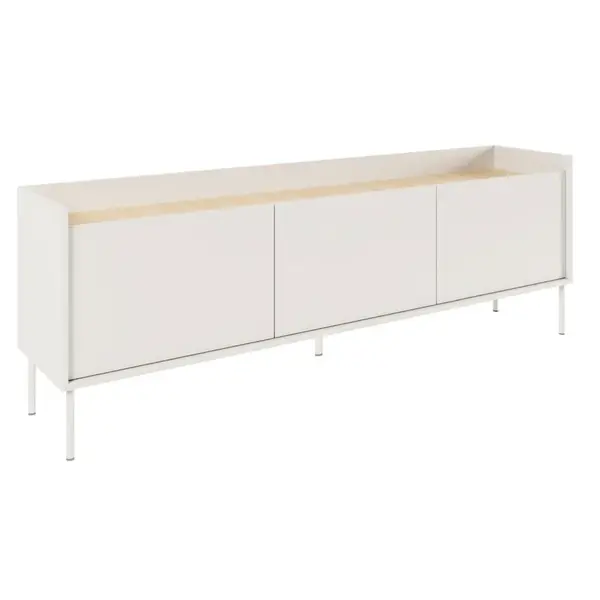 Selsey TV stolek Tovi Bílý / Dekor dub 175/58/36 cm