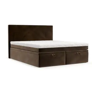 AltaBeds POSTEL BOXSPRING ZALLA 200/200 Hnědá