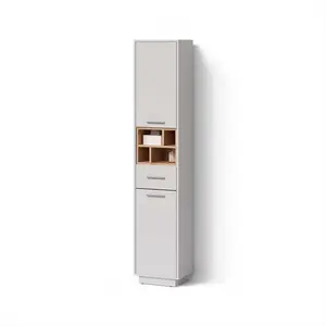 Livinity® KOUPELNOVÁ SKŘÍŇKA Temo Bílá 38 x 190 cm