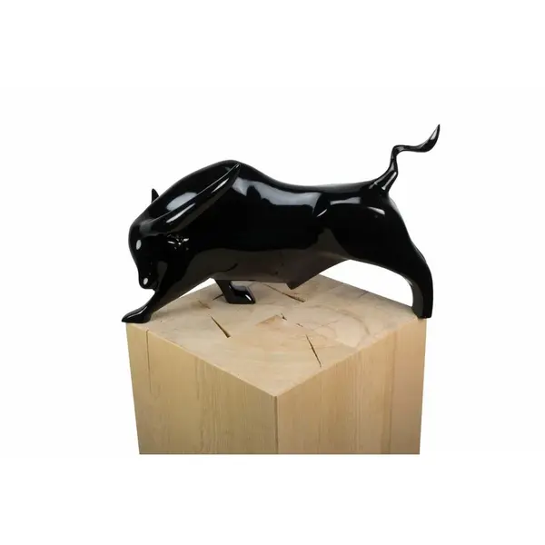 KUNSTLOFT DEKORATIVNÍ SOCHA ČERNÁ, 46/33 CM