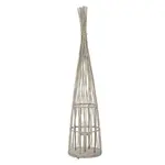 ECD-Germany BAMBUSOVÁ LAMPION V: 150 cm, dřevěná barva, styl boho