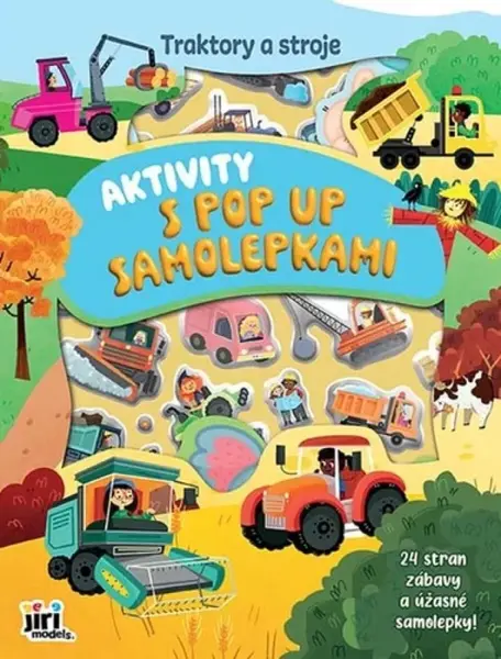 Aktivity s pop-up samolepkami Traktory a stroje