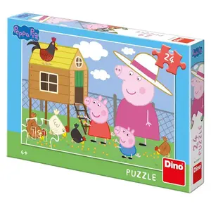 Dino Peppa Pig: slepičky 24 Puzzle