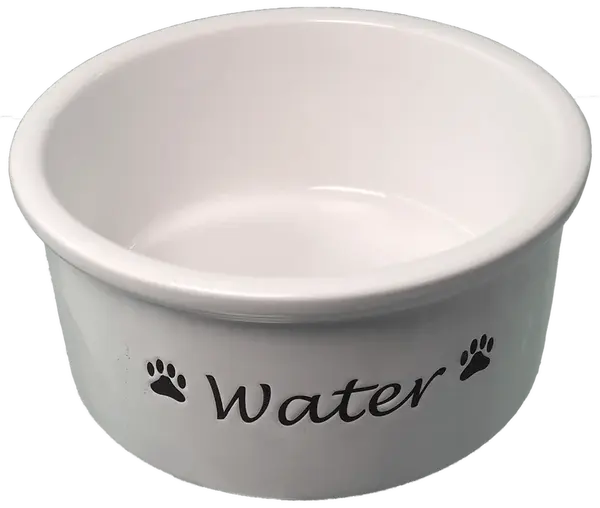 Keramická miska Dog Fantasy bílá WATER 600ml