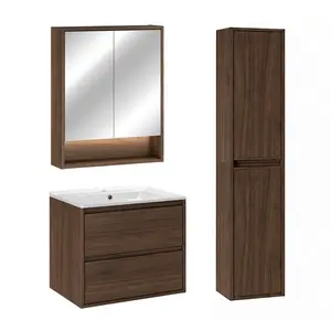 Petits-meubles KOUPELNOVÝ NÁBYTEK 61cm Edmé 2er-Set Dřevo