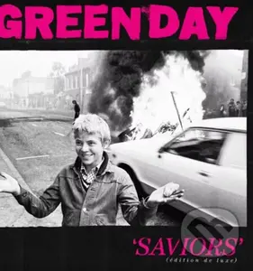 Green Day:  Saviors (Pink & White)  LP