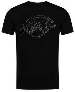 Korda tričko one liner tee black - m