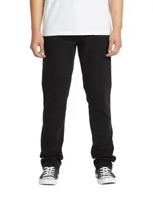 Volcom pánské kalhoty Vorta Denim Black Out | Černá | Velikost 34 x 34