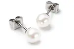 Boccia Titanium Titanové náušnice s perlou 0536-01