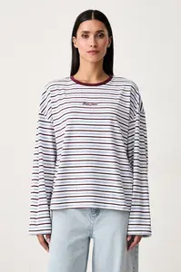 Guess Jeans  tričko s dlouhým rukávem dámské bavlněné s elastanem