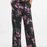 Černé dámské saténové pyžamové kalhoty ORSAY - Dámské