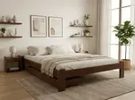 Posteľ Ada 140 x 200 cm, dub Rošt: S latkovým roštom, Matrac: Matrac SOMMERA 18 cm