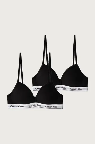 Calvin Klein Underwear  podprsenka dětská bavlněná s elastanem 2-pack