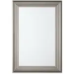 Beliani NÁSTĚNNÉ ZRCADLO stříbrné obdélníkové 61/91 cm Chatain