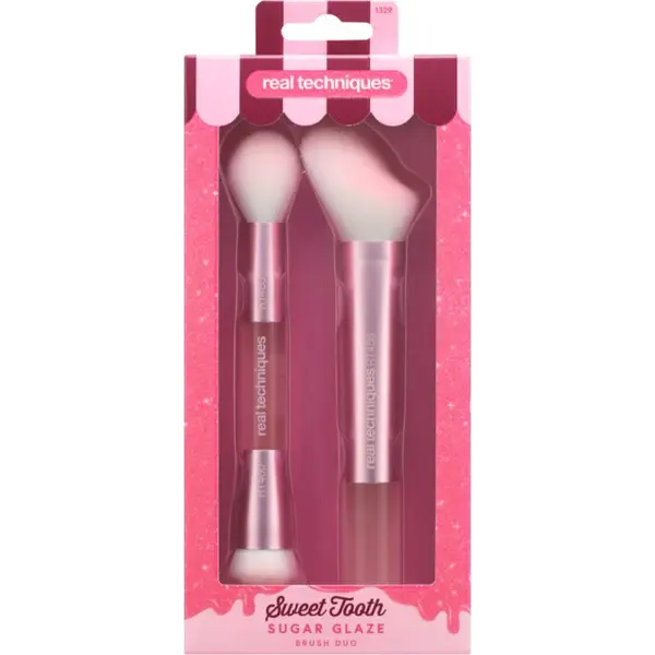 Real Techniques Sweet Tooth Sugar Glaze sada štětců na obličej