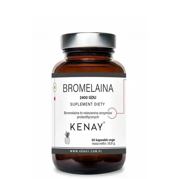 Kenay Bromelain 2400 GDU z ananasu 60 kapslí