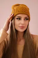 Dámská kšiltovka Leaves K245 hořčice