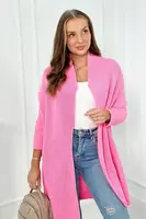 Svetr s netopýřím rukávem světle růžový