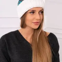 Dámská kšiltovka Iris K348 bílá+tyrkysová