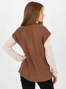 Vest-D90027W90785B2-brown
