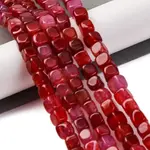 Natural Dragon Veins Agate Beads Strands