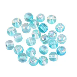 Electroplate Transparent Glass Beads