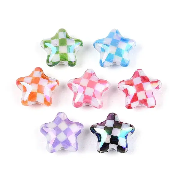 UV Plating Opaque Acrylic Beads