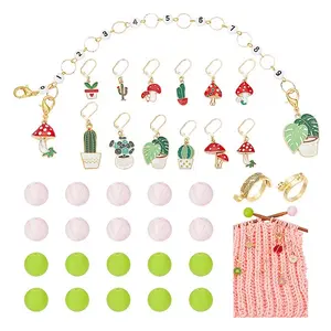 35Pcs Cactus DIY Knitting Tool Sets