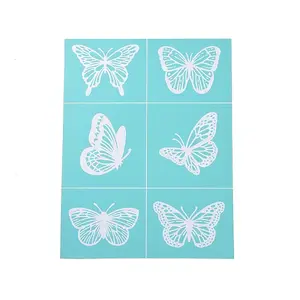 2Pcs Self-Adhesive Silk Screen Printing Stencil
