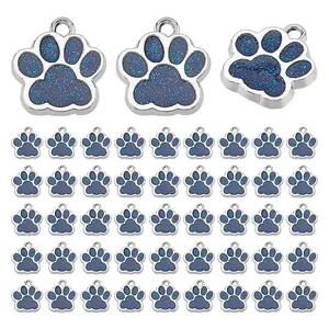 50Pcs Alloy Enamel Charms