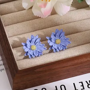 Baking Paint Alloy Stud Earrings