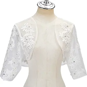Polyester Lace Flower Shawls for Women