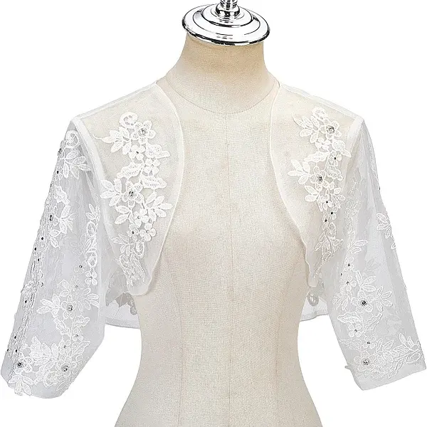 Polyester Lace Flower Shawls for Women