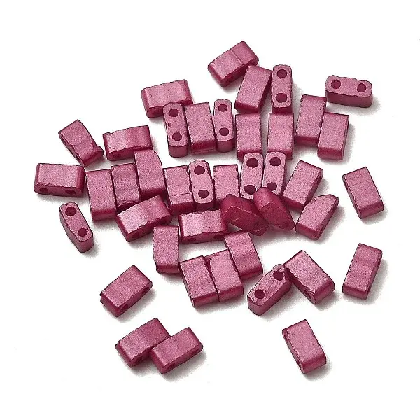 2-Hole Baking Paint Glass Seed Beads
