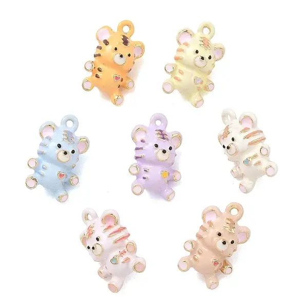 Alloy Enamel Pendants
