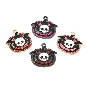 Halloween Alloy Enamel Pendants