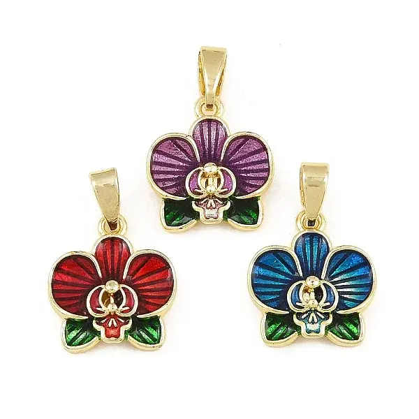 Brass Enamel Pendants