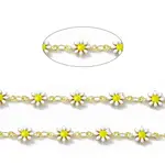 Handmade Eanmel Daisy Flower Link Chains