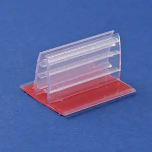 PVC Plastic Advertising Clip Holder