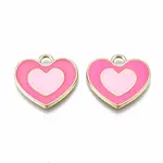 Rack Plating Alloy Enamel Pendants