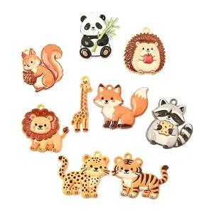 Baking Paint Alloy Pendants