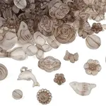 Frosted Transparent Acrylic Beads