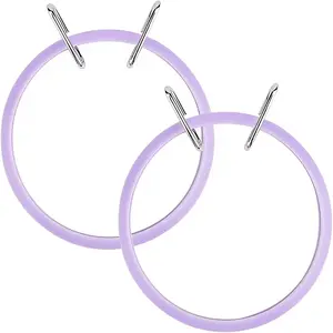 2Pcs Ring Embroidery Plastic Hoops