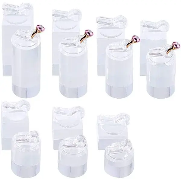 Acrylic Single Jewelry Display Stand Sets