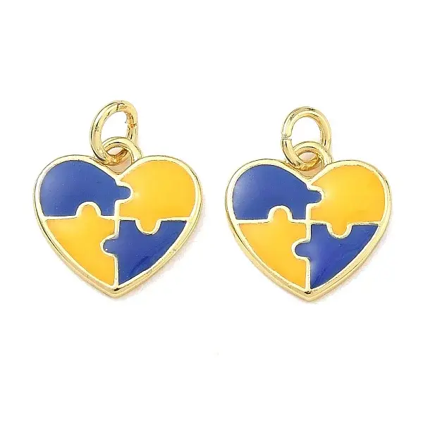 Brass Enamel Pendants