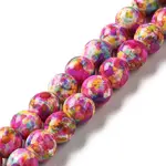 Synthetic Turquoise Dyed Beads Strands
